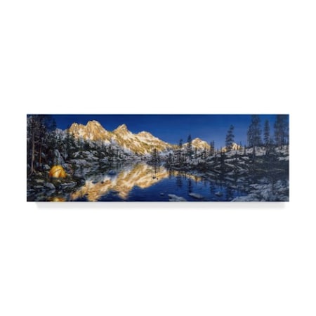 Trademark Fine Art Jeff Tift 'Evening Solitude' Canvas Art, 10x32 ALI30148-C1032GG